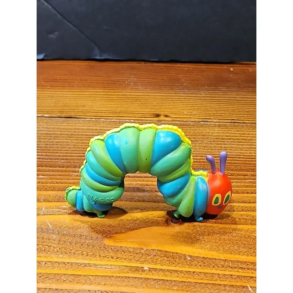 Lot Of 5 Eric Carle PVC Figurines‎ Cake Toppers Frog Bugs Bear Caterpillar